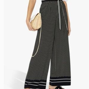 Ted Baker Wide Leg Daisy Print Pants, Small